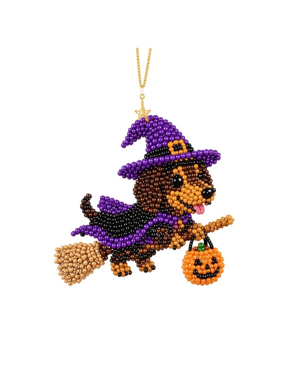 3D Beaded Animal Kit with Pony Beads & Keychain Making Kit, Halloween Craft Bead Kit for Bracelet Making, Kandi Friendship Jewelry Art Set for Kids Ages 8-12
