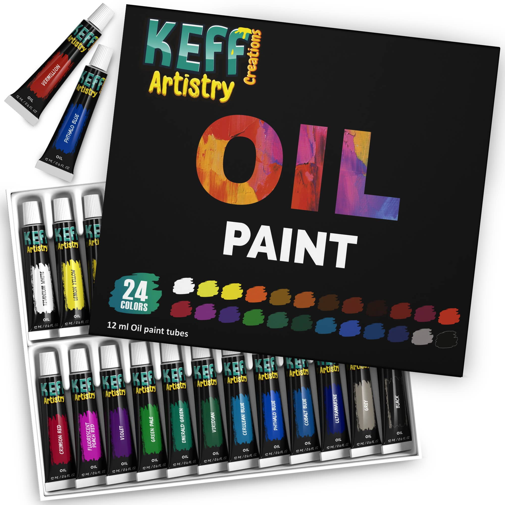 Keff Creations Artist Oil Paint Set