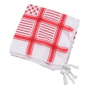 Keffiyeh Scarf Arab Turban Hijab Fashion Shemagh Arab Desert Keffiyeh Scarf Neck for Head Wrap Tu