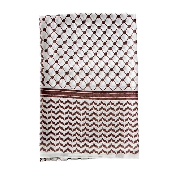 Keffiyeh Scarf, Traditional Shemagh Wrap for Women Girls Indoor Outdoor ...
