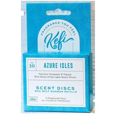 Kefi KEFID10-12 Azure Isles Scent Disc - 12 Count