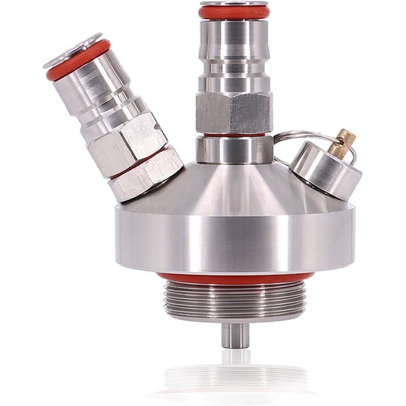 Keg Beer Dispenser,YIHOR 304 Stainless Steel Mini Keg Beer Growler Spear Tap Dispenser for Craft Beer Growler