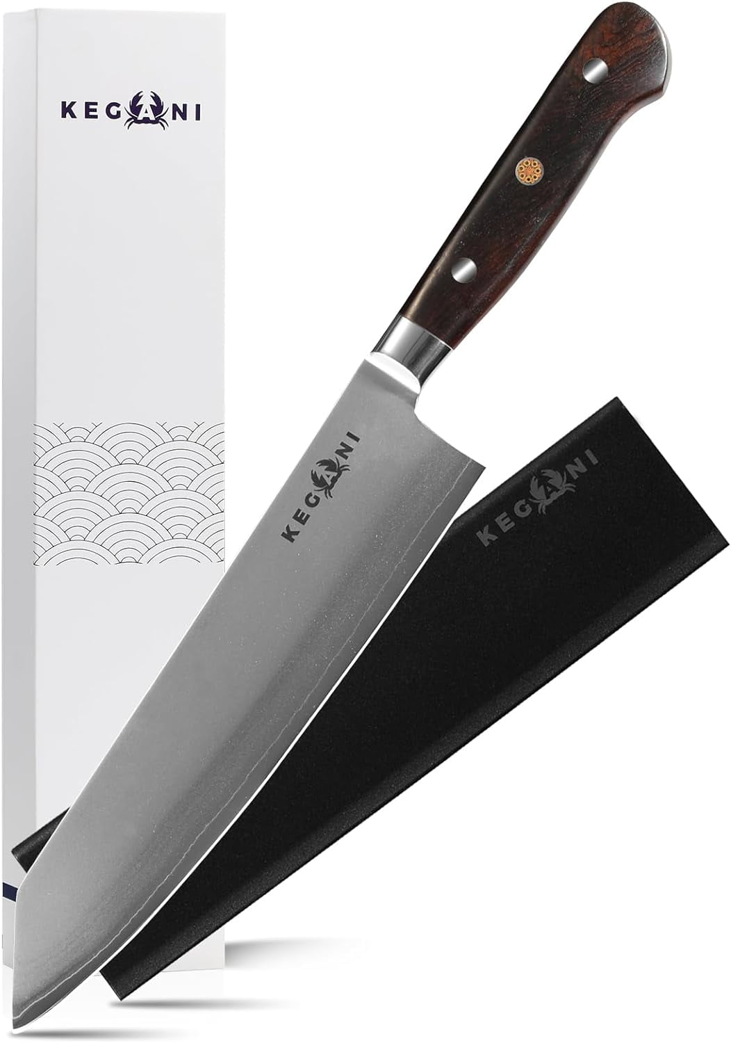 Kegani Kiritsuke Knife 8Inch Professional Japanese Chef Knife