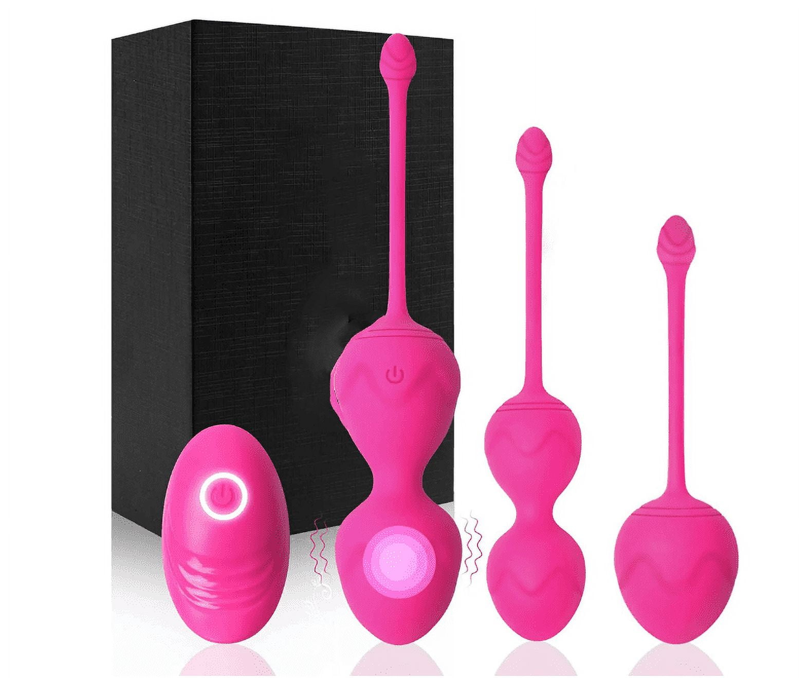 Kegel Exercise Device for Women - Tightening Trainer Set with Remote  Control, Advanced Weights (Pink) - Walmart.com
