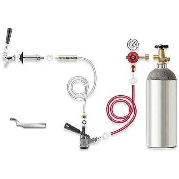 Kegerator Conversion Kit with CO2 Tank (Convert a Refrigerator to a Kegerator)