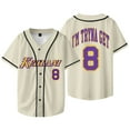 thumbnail image 1 of Kehlani 8 Jersey Crash World Tour Merch Baseball Jacket Women Men Fashion Short Sleeve T-Shirts, 1 of 6