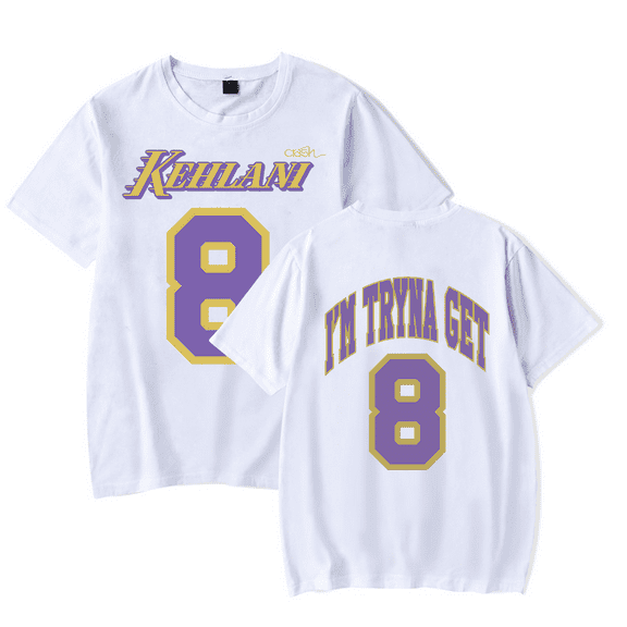 Kehlani 8 Merch T-shirt summer unisex fashion trend street wear short sleeved