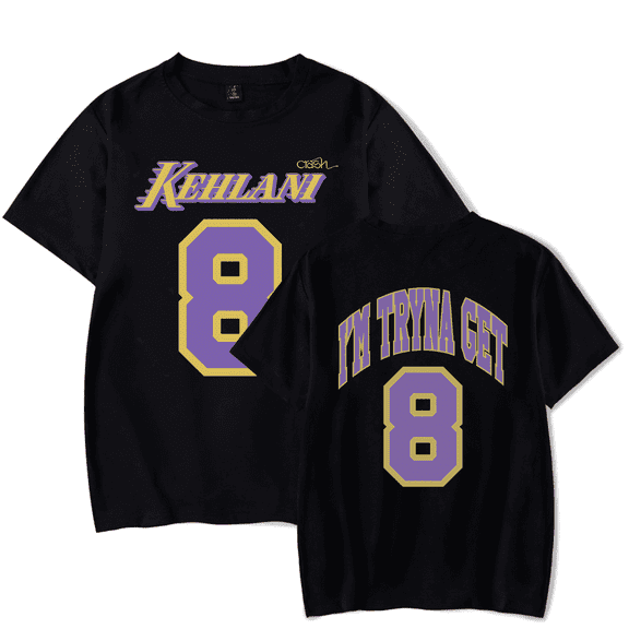 Kehlani 8 Merch T-shirt summer unisex fashion trend street wear short sleeved