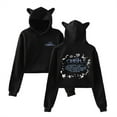 thumbnail image 1 of Kehlani Crash Cat Ear Sweatshirts Casual Fashion Short Hoodies Unique Women Clothing, 1 of 2