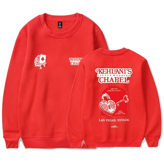 Kehlani Crash Chapel Merch Long Sleeve Tee Winter Women Men Fashion Streetwear Crewneck Sweatshirts