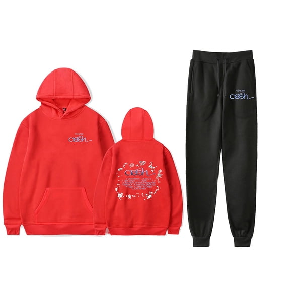 Kehlani Crash Hoodie Jogger Pant 2 Piece Set Unisex Sweatshirt Sweatpant 2 Piece Suit