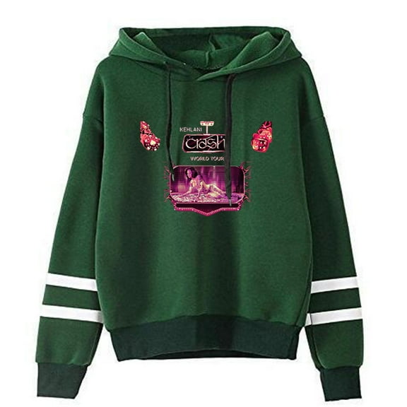 Kehlani Crash World Tour 2025 Pullovers Hoodies Fashion Hooded Pocketless Sweatshirts