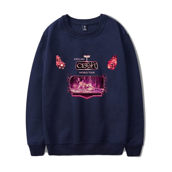 Kehlani Crash World Tour 2025 Sweatshirt Hip Hop Crewneck Fashion Pullover Clothes
