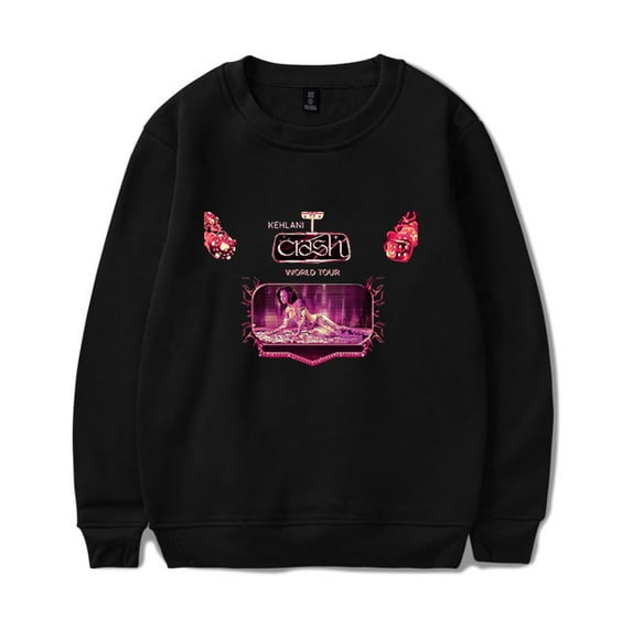 Kehlani Crash World Tour 2025 Sweatshirt Hip Hop Crewneck Fashion Pullover Clothes