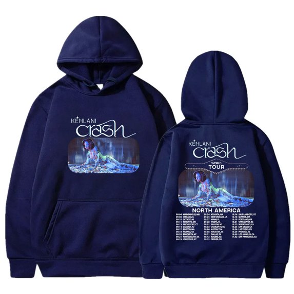 Kehlani Crash World Tour Merch Hoodies Winter Women Men Fashion Casual New Logo Hooded Sweatshirts
