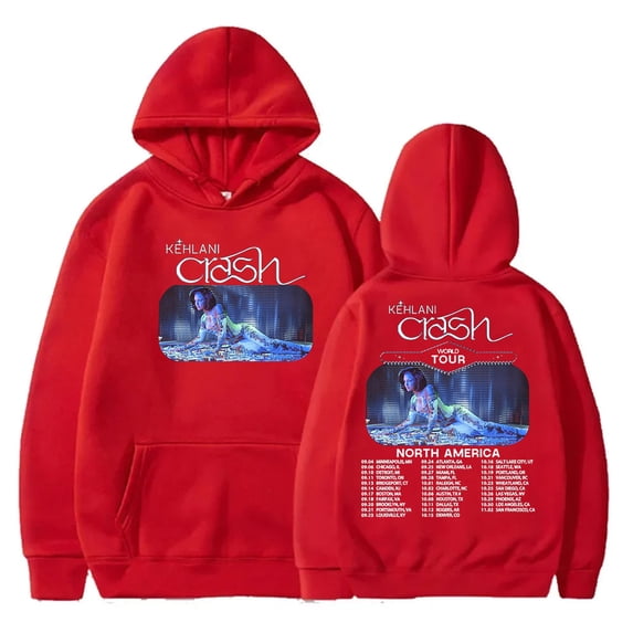 Kehlani Crash World Tour Merch Hoodies Winter Women Men Fashion Casual New Logo Hooded Sweatshirts
