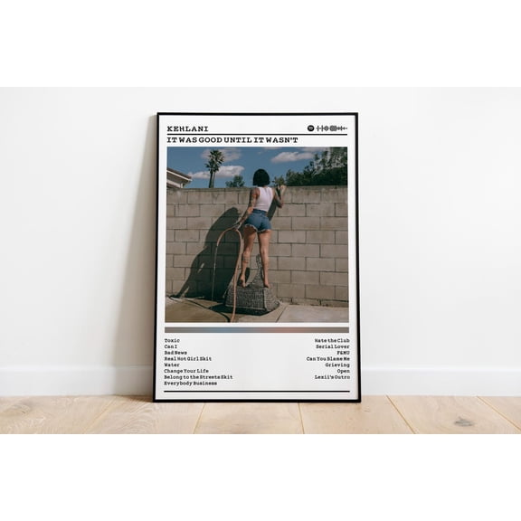 Kehlani 'It Was Good Until It Wasn'T' Album Print: Music Wall Art #325, Unframed Poster Size 16x24