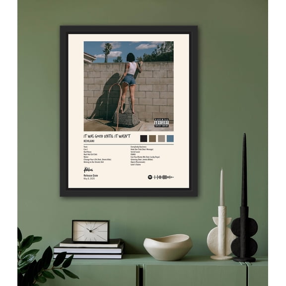 Kehlani, It Was Good Until It Wasn't Album Cover, Celeb Print, R&B and Soul Music, Cover Art, Unframed Poster Size 16x24