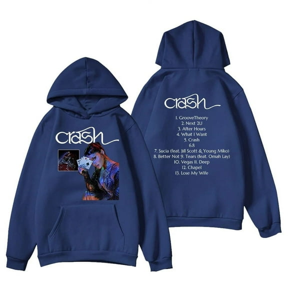 Kehlani Merch Crash 2024 Album Hoodie Unisex Tour Fashion Casual Long Sleeve Sweatshirt