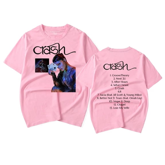 Kehlani Merch Crash 2024 Album T-shirt Women Men Casual Fashion Short Sleeve Tee