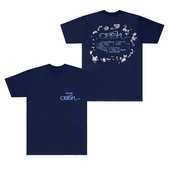 Kehlani Merch Crash 2024 Album T-shirt Women Men Casual Fashion Short Sleeve Tee