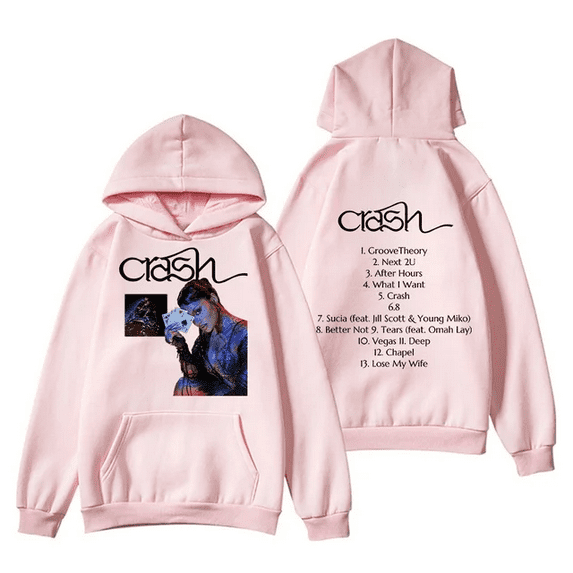 Kehlani Merch Crash 2024 tour hooded drawstring pocket sweatshirt men/women rapper hip hop Pullovers
