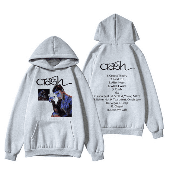 Kehlani Merch Crash 2024 tour hooded drawstring pocket sweatshirt men/women rapper hip hop Pullovers