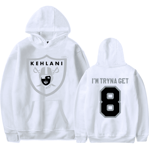 Kehlani Merch Oakland 8 Hoodie pullover unisex retro casual streetwear sweatshirt