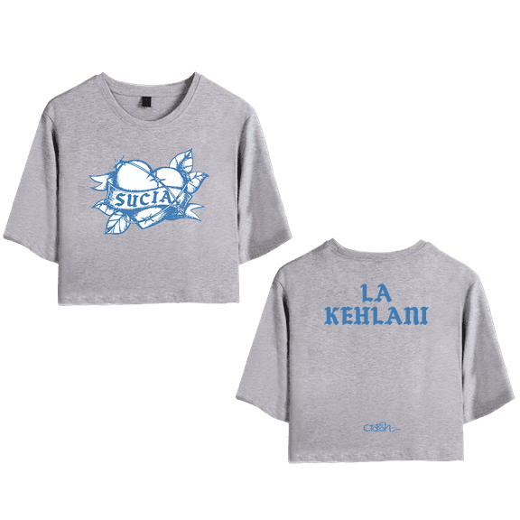 Kehlani Merch Sucia Raglan Crop Top T-shirt Shorts Suits T Shirt Women Girls Short Sleeve Tees