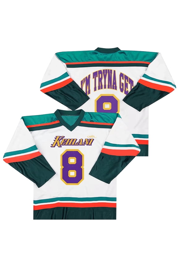 Kehlani NO.8 Logo Merch Jersey Tour Hoodie Neutral style spring and autumn fashionable long sleeved role-playing sportswear