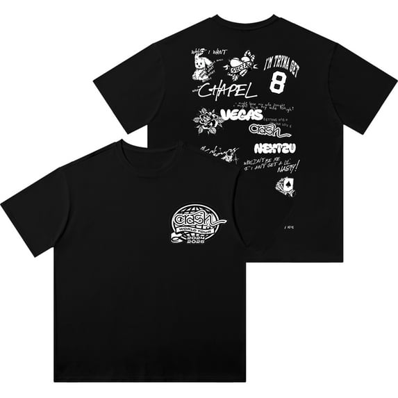 Kehlani Tracklist Vintage Wash Tee Crash World Tour Merch Cotton T-Shirts Women Men Fashion Short Sleeve