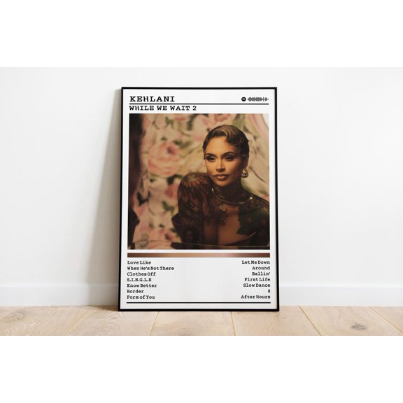 Kehlani 'While We Wait 2' Album : Matte Finish Wall Art #326, Unframed Poster Size 24x36
