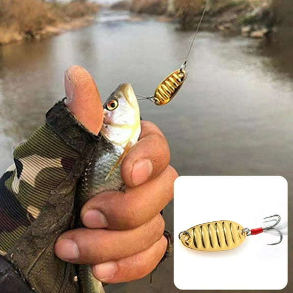 Kehuo 0.60 in Alloy Reflective Alloy Bait Head Fake Bait Fishing Lure