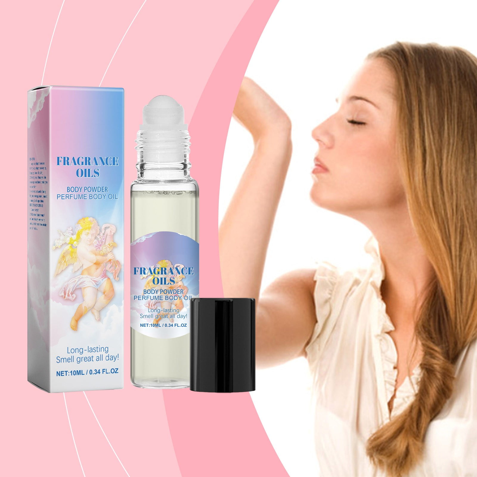 Kehuo 2024 New Rollerball Deodorant Essential Oil Perfume Lasting