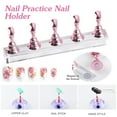 thumbnail image 1 of Kehuo Acrylic Nail Display Stand Nail Tip Holder Magnetic Nail Practice Stand Fingernail, Nail Art Tools, 1 of 3