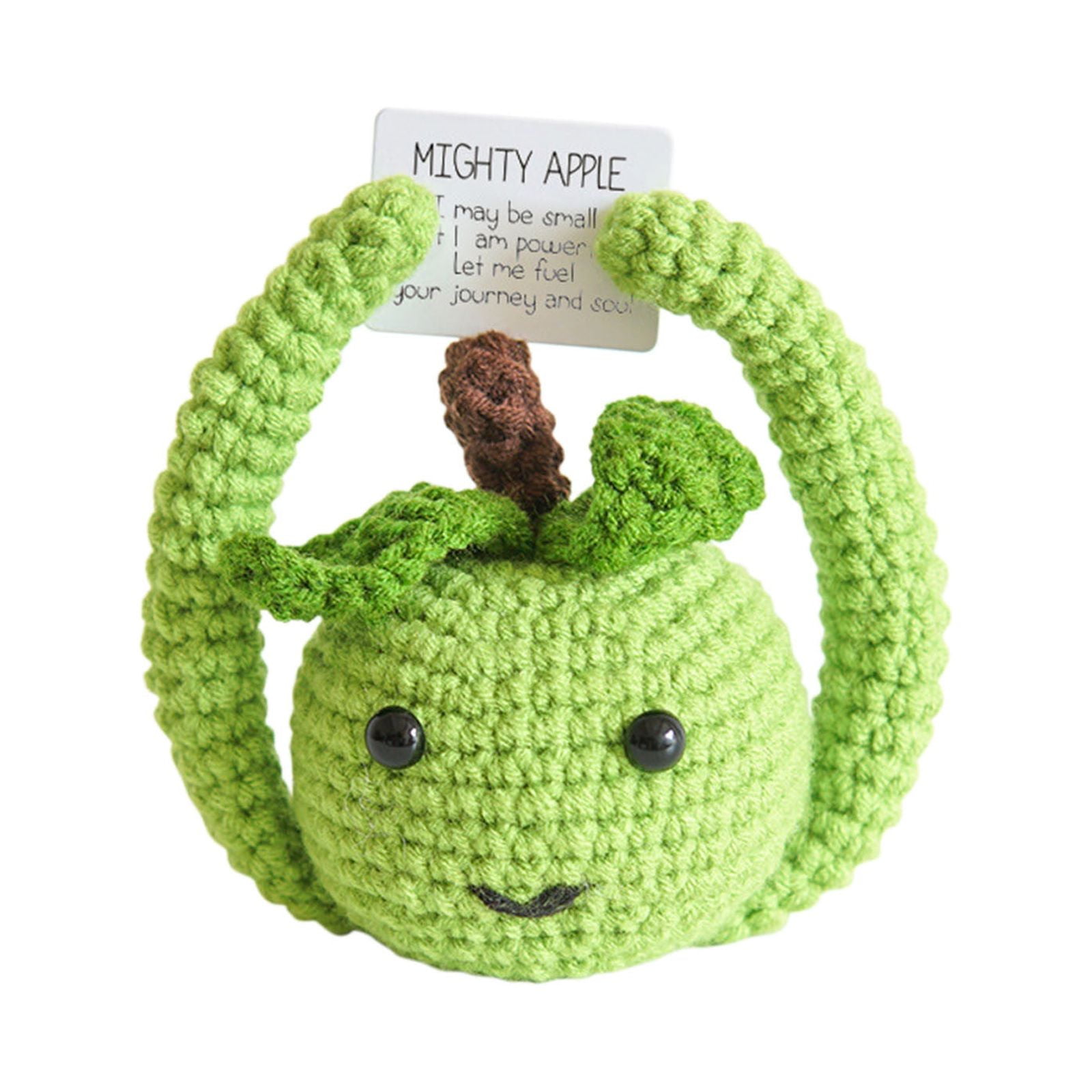 Handmade Emotional Support Worry Worm Gift, Crochet Worry Worm Inspirational Cares , Cute