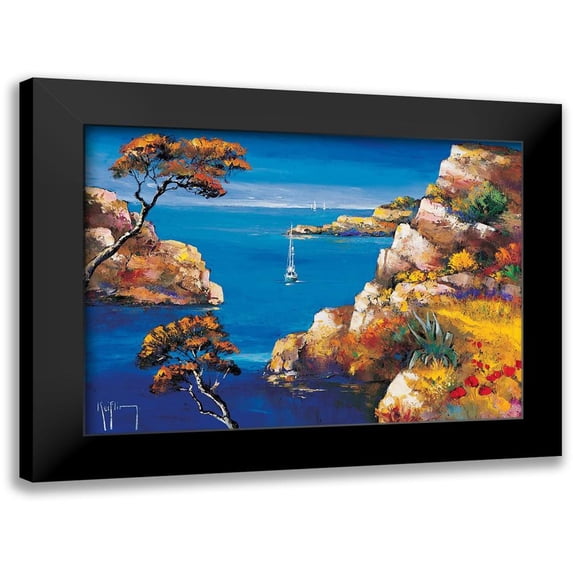 Keiflin, Roger 18x14 Black Modern Framed Museum Art Print Titled - Le bateau de peche