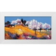 thumbnail image 1 of Keiflin, Roger 32x18 White Modern Wood Framed Museum Art Print Titled - Le Mazet aux amandiers, 1 of 4