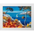 thumbnail image 1 of Keiflin, Roger 32x25 White Modern Wood Framed Museum Art Print Titled - Promenade vers les calanques, 1 of 4