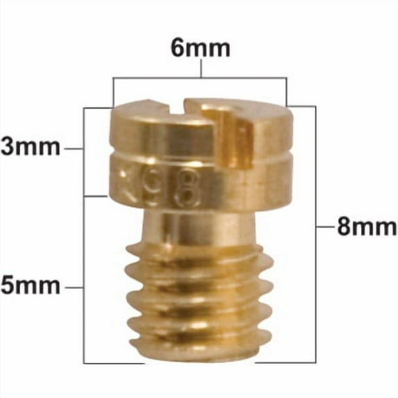 Keihin 99101-393 Series Main Jet 155 (No CA) for Honda CRF125F (Big Wheel) 2014-2018