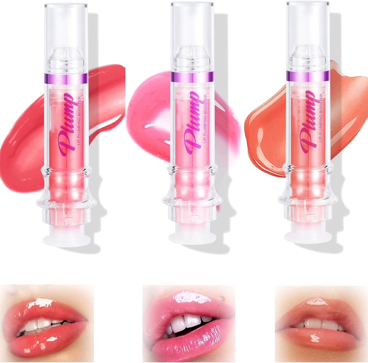 Keiko Plump Serum, Keiko Lip Gloss, Plumping Lip Oil with Chili Extract