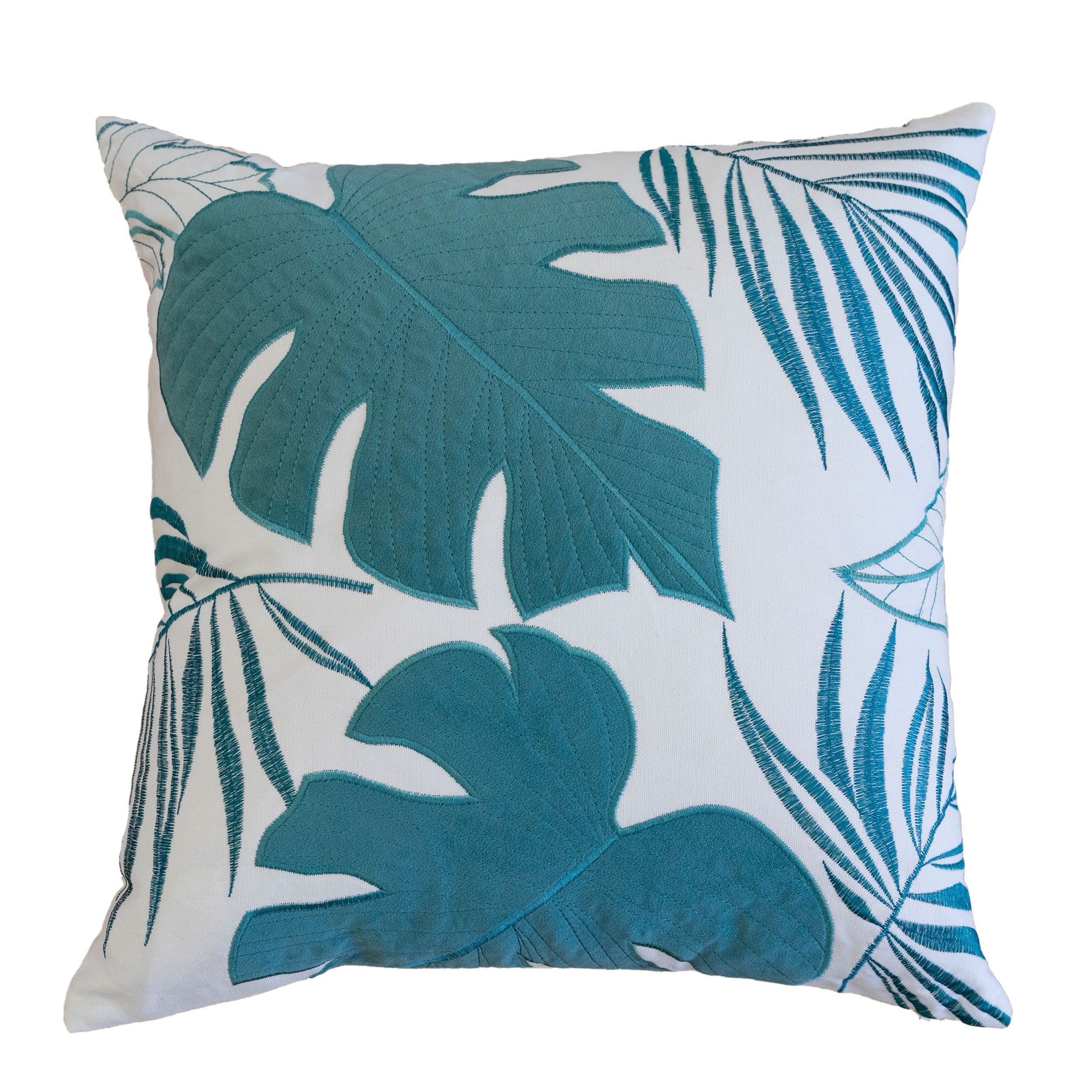 Keilani Mint Graphic Polyester 20 in. x 20 in. Throw Pillow