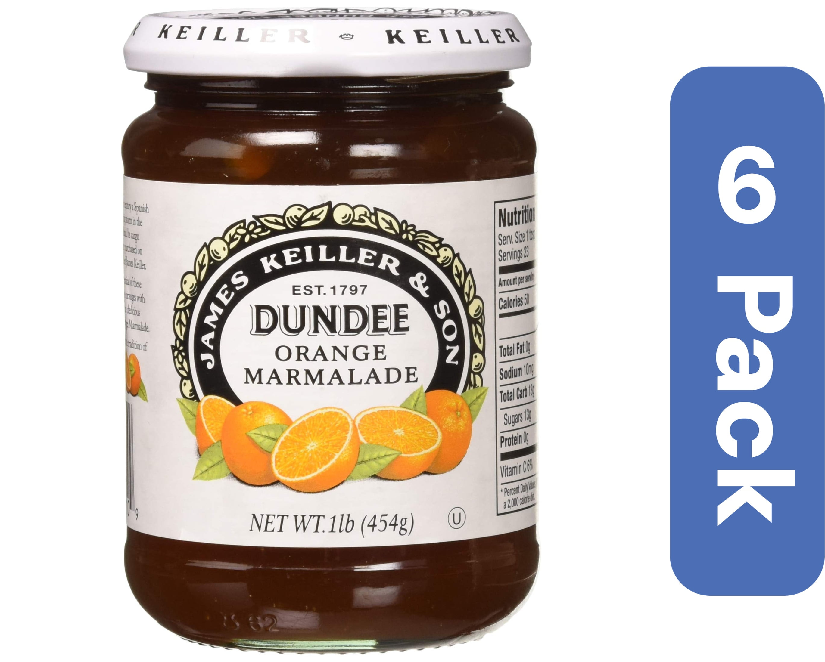 Keiller Orange Marmalade 12 oz (Pack Of 6)
