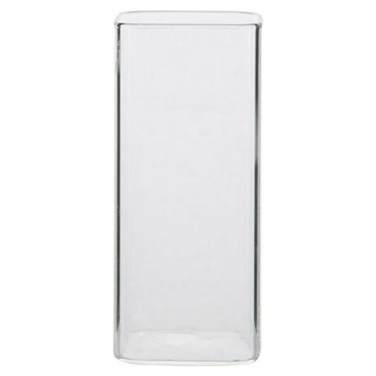 Keimprove Drinking Glasses 8 Oz, Square Glasses Stemless Elegant Bar  Glassware for Water, Juice, Beer, Drinks and Cocktails and Mixed Drinks