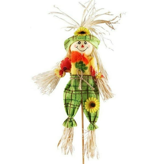 Keimprove Halloween Garden Scarecrow Small Fall Harvest Scarecrow Decor Thanksgiving Decoration For Garden, Home, Yard, Porch