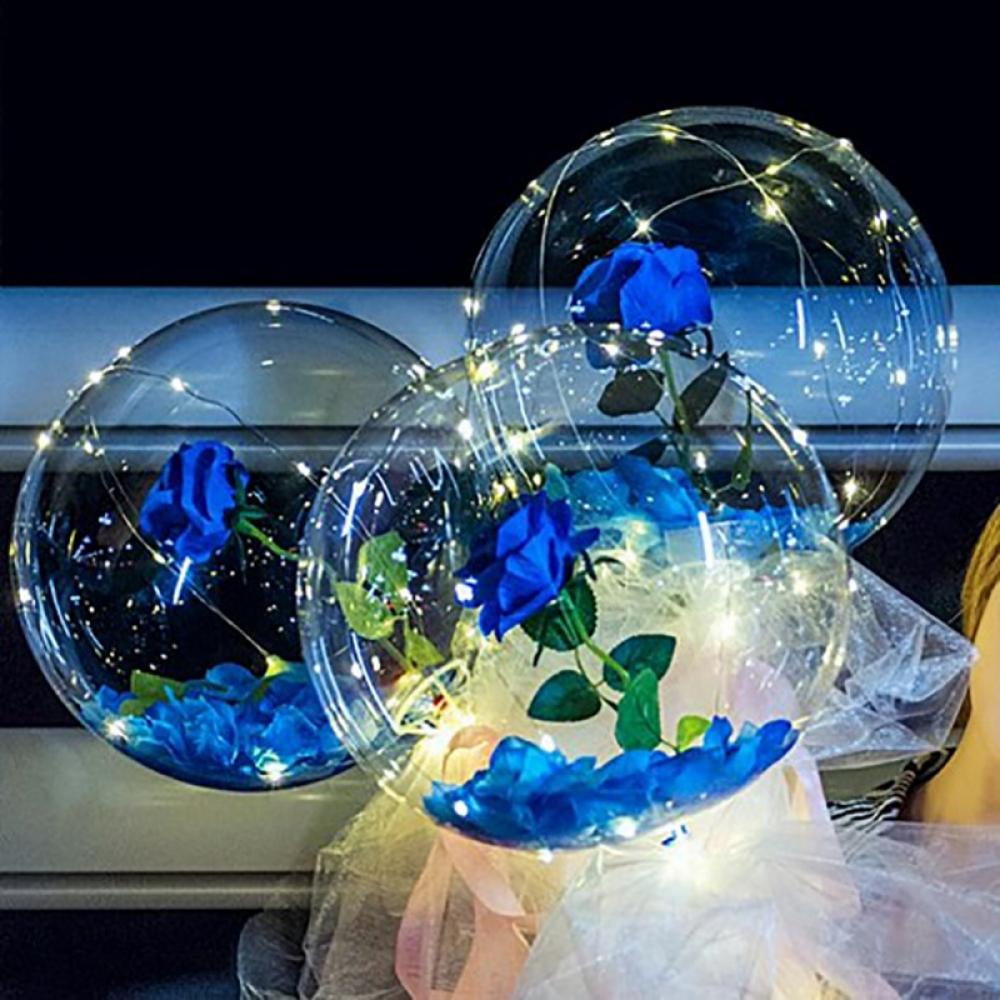 Keimprove Led Balloons Light Up Balloons - Led Luminous Balloon Rose ...