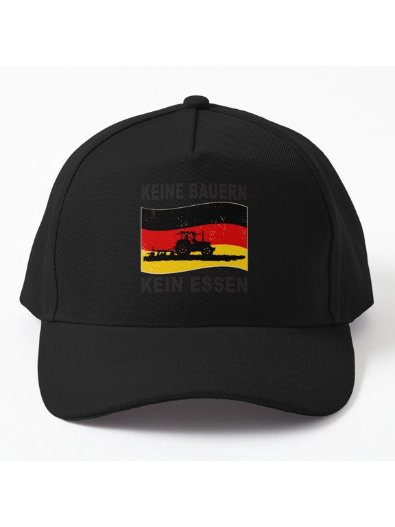 Keine Bauern Kein Essen Baseball Cap, German Farmer Support Statement Design, Classic Hat