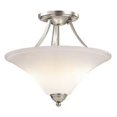 thumbnail image 1 of Kichler Lighting 43512NI Keiran 2 Light Semi Flush,Brushed Nickel, 1 of 2