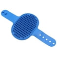 thumbnail image 1 of KeirineCC 1 PCS Silicone Grooming Strap Pad for Cats,Cat Self Groomer Brush,Silicone Cats Scratcher and Massager,Adjustable Pet Grooming Tool,For Climbing Frames Table Legs,Blue, 1 of 8
