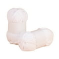 thumbnail image 1 of KeirineCC 1 Pack Chunky Chenille Yarn for Crocheting,Soft Plush Yarn,Bulky Thick Fluffy Yarn for Knitting,Bulky Chunky Yarn for Hand Knitting Blanket,Yarn 24 Yards 72FT,White, 1 of 6